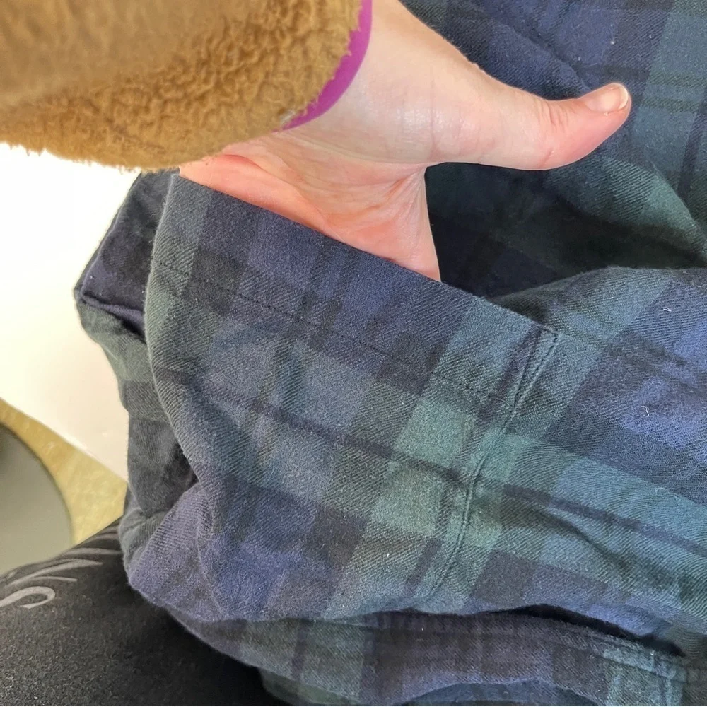 Polo Ralph Lauren Blackwatch Plaid Flannel Robe Large XLarge